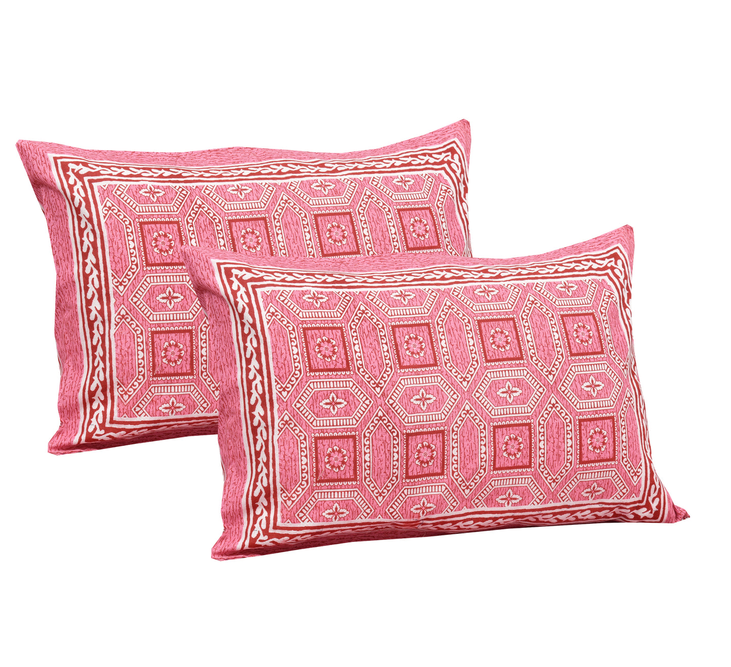 King Cotton Geometric Pink Serenity