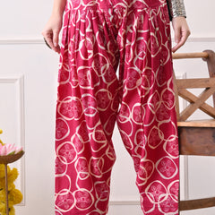 Pink Circle Farshi Salwar Set