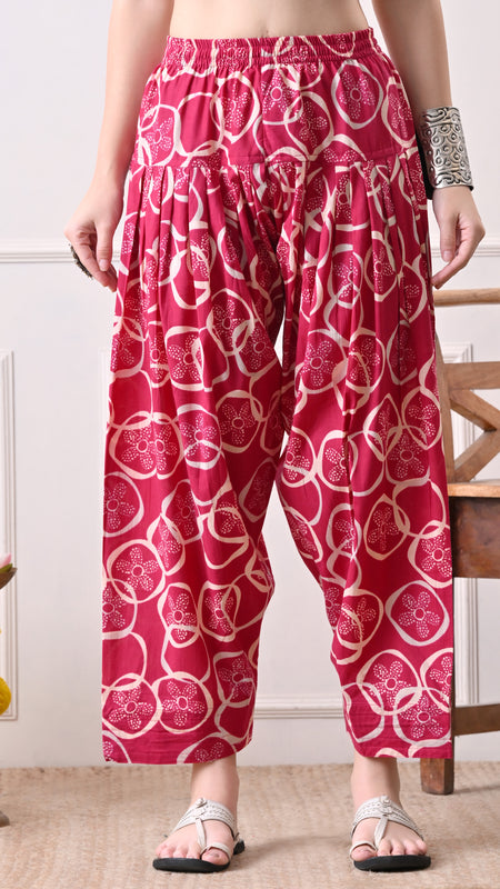 Pink Circle Farshi Salwar Set