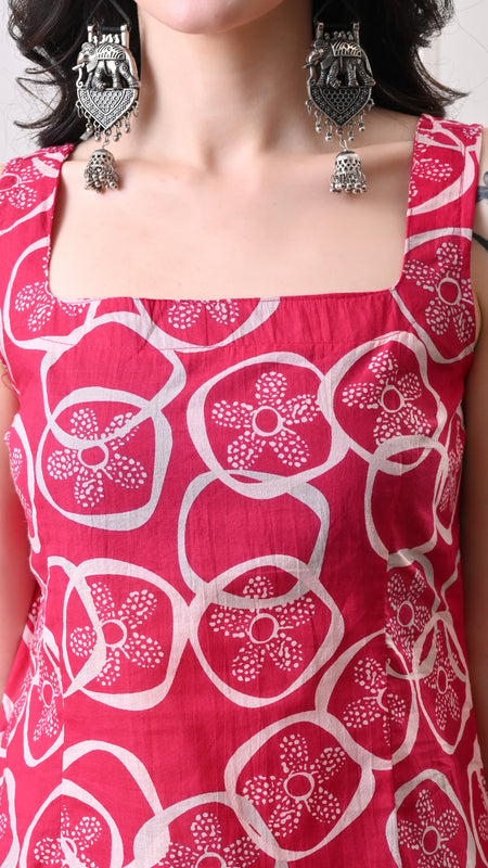 Pink Circle Farshi Salwar Set