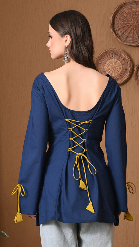 Blue Musturd Dori Top