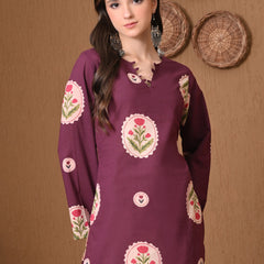 Wine Circle Flower Top