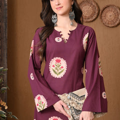 Wine Circle Flower Top