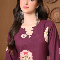 Wine Circle Flower Top
