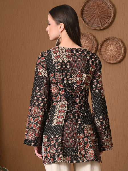 Black Patch Top