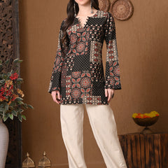 Black Patch Top