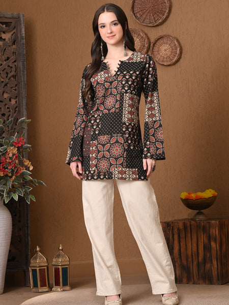 Black Patch Top