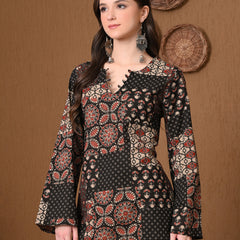 Black Patch Top