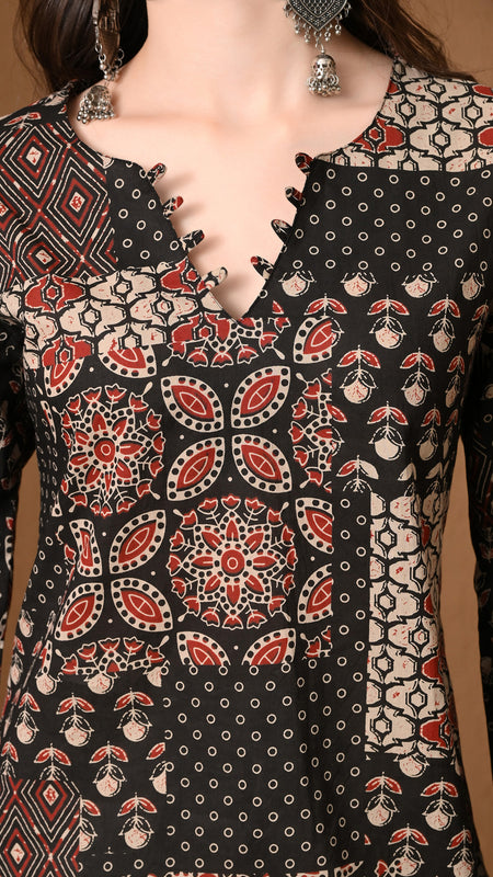 Black Patch Top