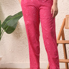 Rani Mothra Straight kurta pant set with Sleeves