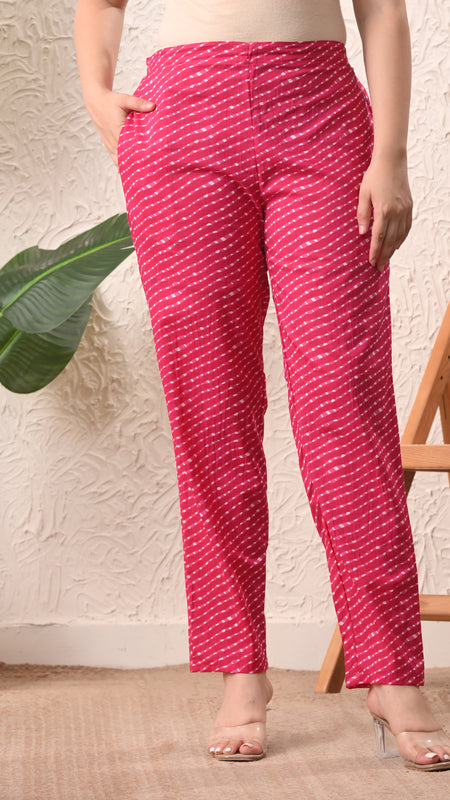 Rani Mothra Straight kurta pant set with Sleeves
