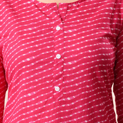 Rani Mothra Straight kurta pant set with Sleeves