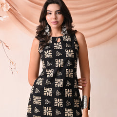 Black Square Batik