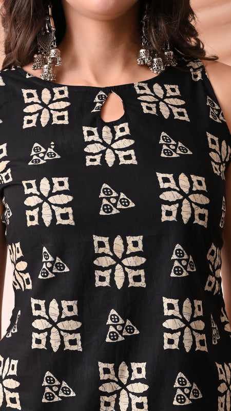 Black Square Batik