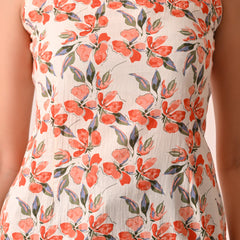Cream Peach Flower