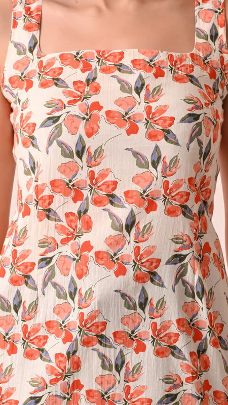 Cream Peach Flower