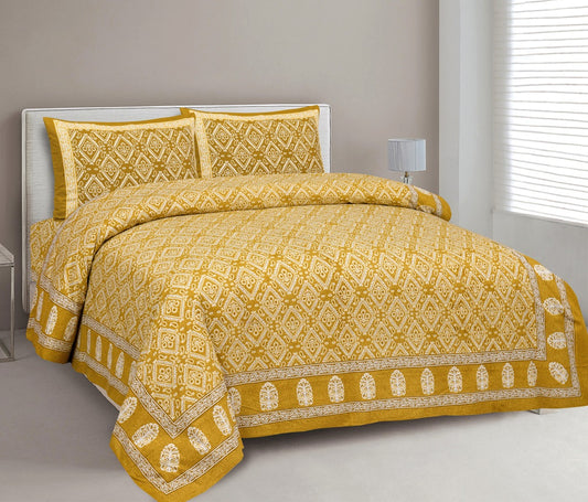 King Cotton Golden Square Mandala