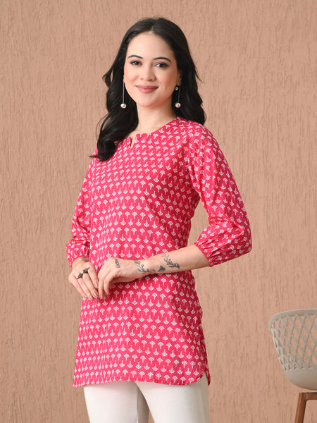 Rani Butti Pure Cotton Casual 3/4th Sleeves Top for women
