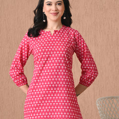 Rani Butti Pure Cotton Casual 3/4th Sleeves Top for women