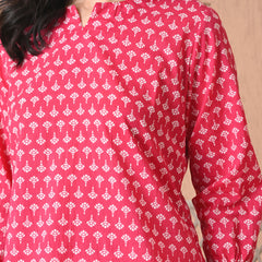 Rani Butti Pure Cotton Casual 3/4th Sleeves Top for women