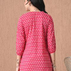 Rani Butti Pure Cotton Casual 3/4th Sleeves Top for women