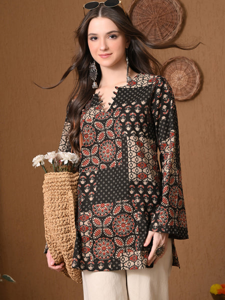 Black Patch Top
